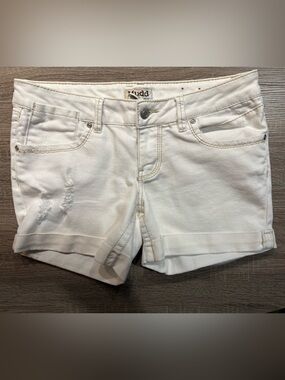 Mudd White Women's Denim Shorts